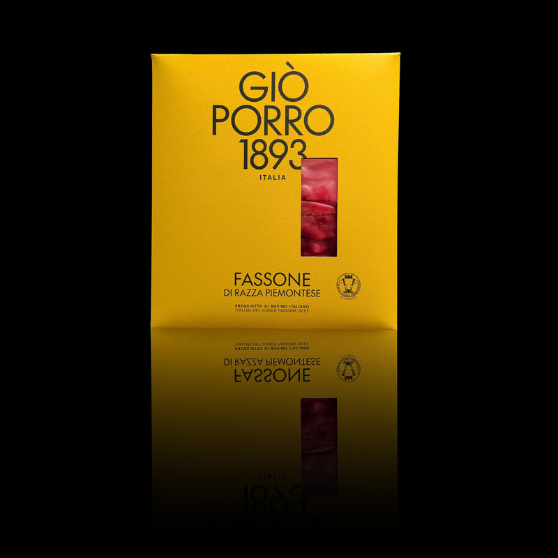 Busta Fassone di razza piemontese GIÒ PORRO 1893 Prosciutti di bovino