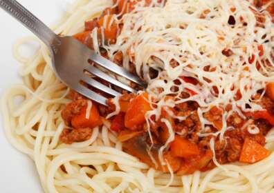 Ricetta bresaola: spaghetti con tartare Giò Porro